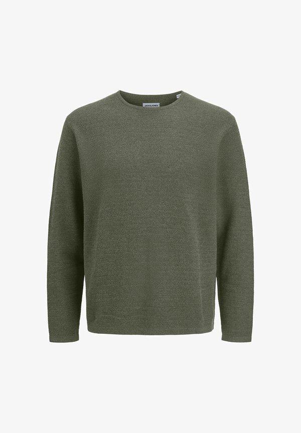 Jack & Jones Knitted Plain Knitted - Jumper - dusty olive