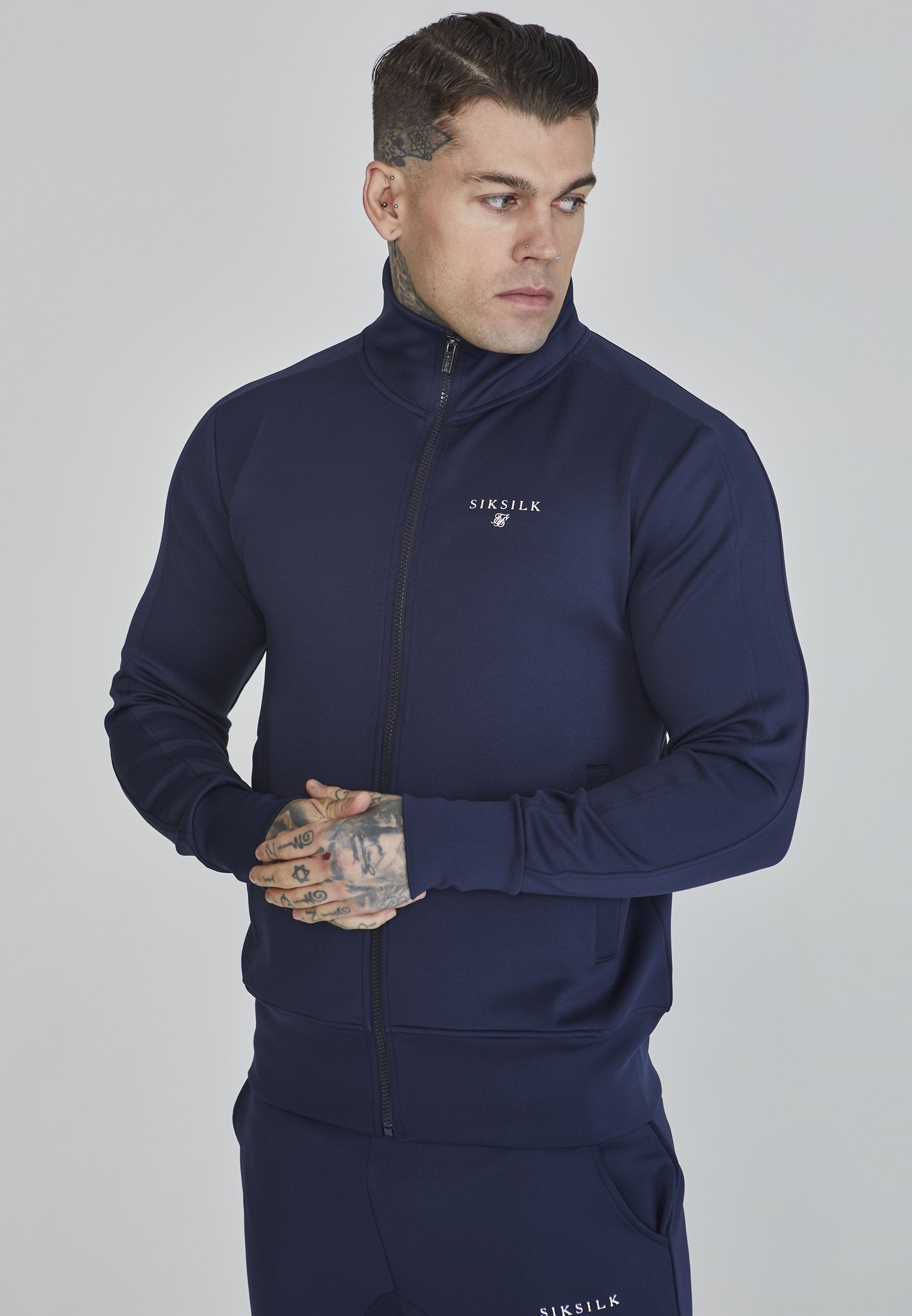 SIKSILK POLY TRACK TOP