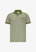 s.Oliver MET CONTRASTDETAILS - Polo shirt - guacamole