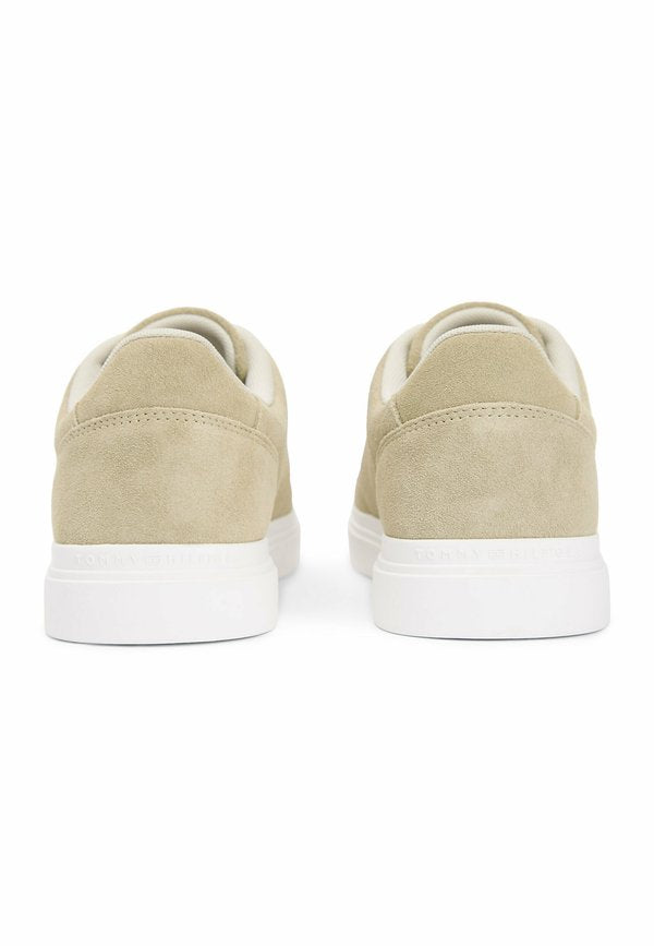 Tommy Hilfiger SUEDE METALLIC LOGO CUPSOLE TRAINERS