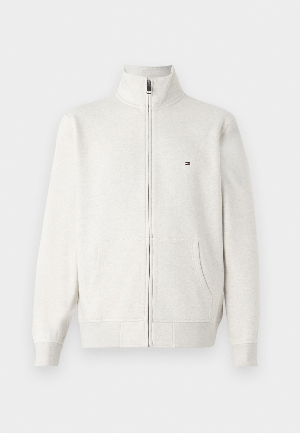 STAND-UP COLLAR ZIP-THRU FLEECE SWEATSHIRT Media 1
