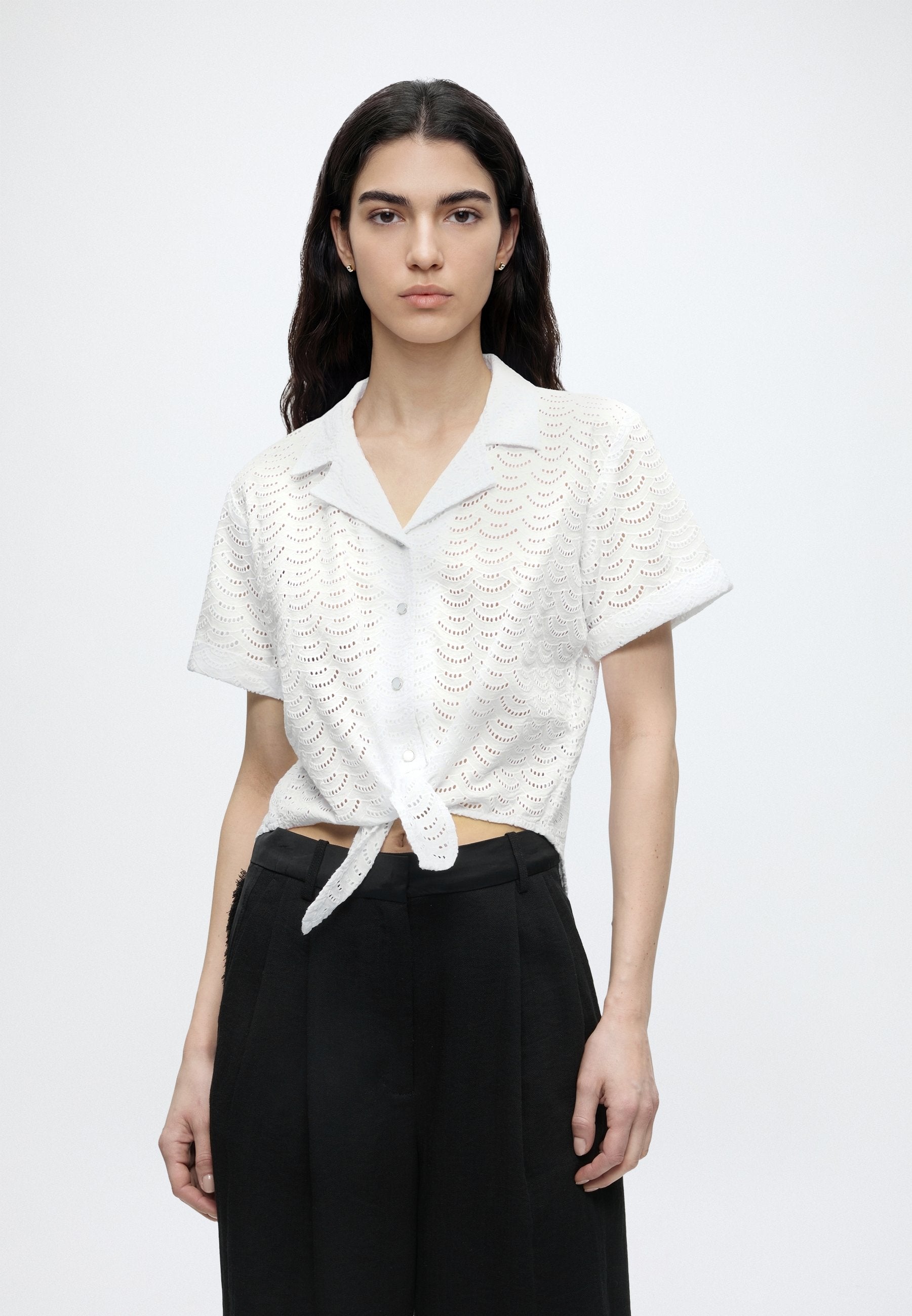 Guess SHARON EYELETS SHIRT