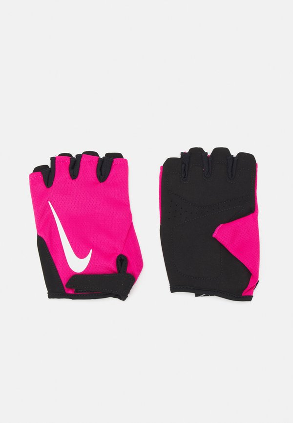 Nike Performance GYM ESSENTIAL 2.0 - Fingerless gloves - vivid pink/black/white