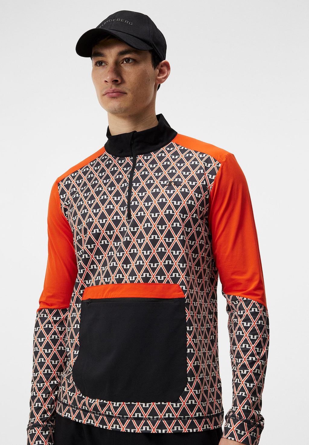 J.LINDEBERG Sports MATIAS PRINT MID LAYER