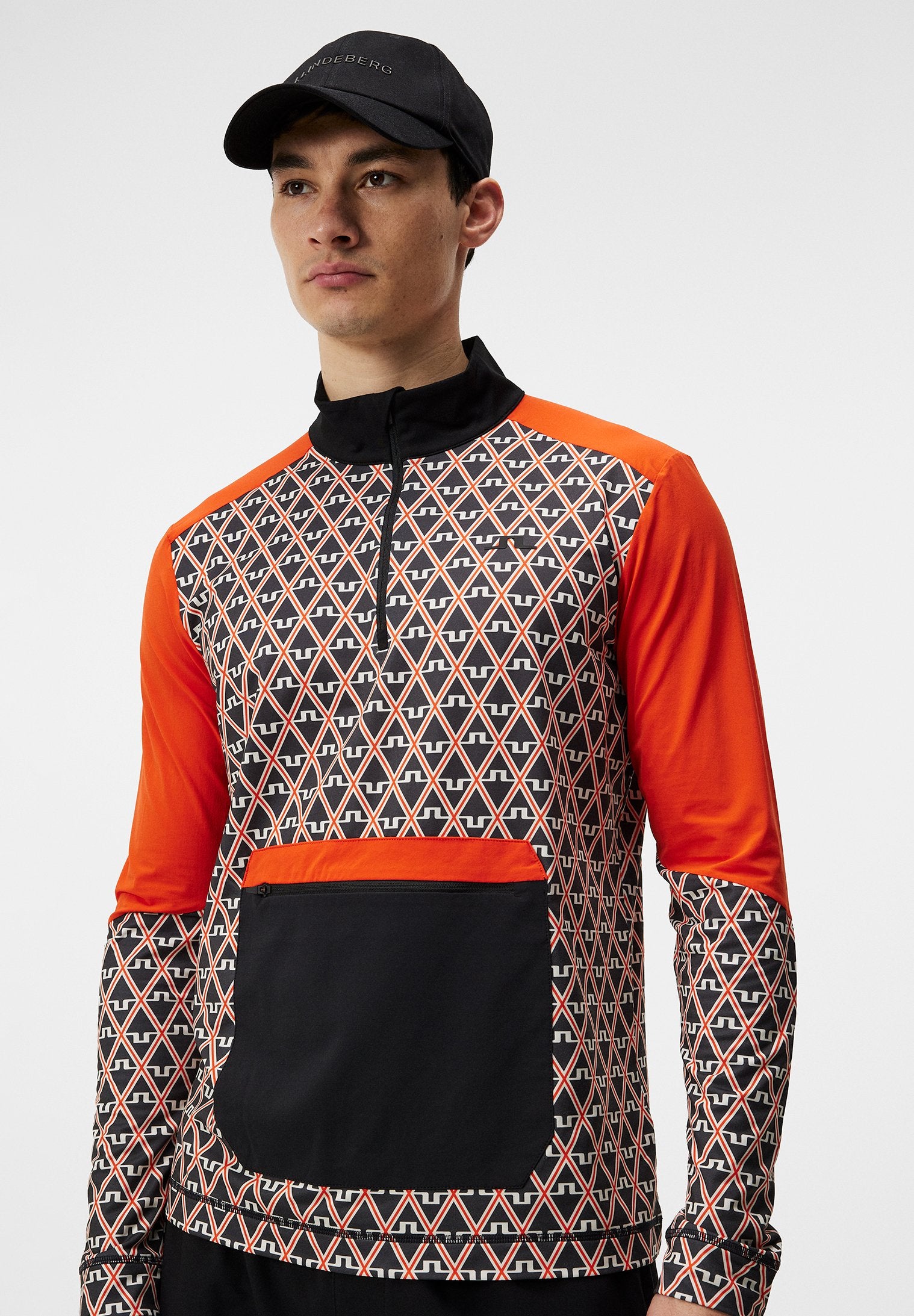 J.LINDEBERG Sports MATIAS PRINT MID LAYER