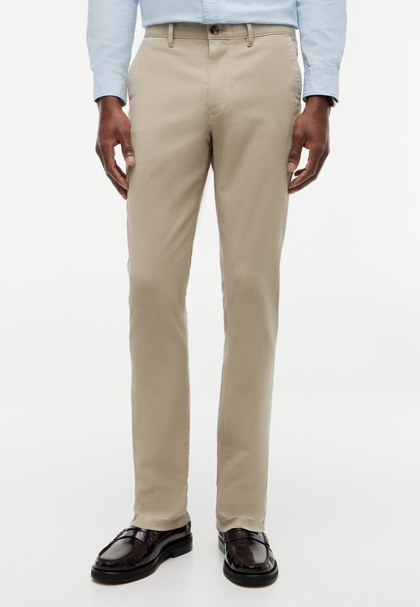 Tommy Hilfiger BLEECKER OPEN STRUCTURE SEASONAL QUALITY - Trousers - batique khaki