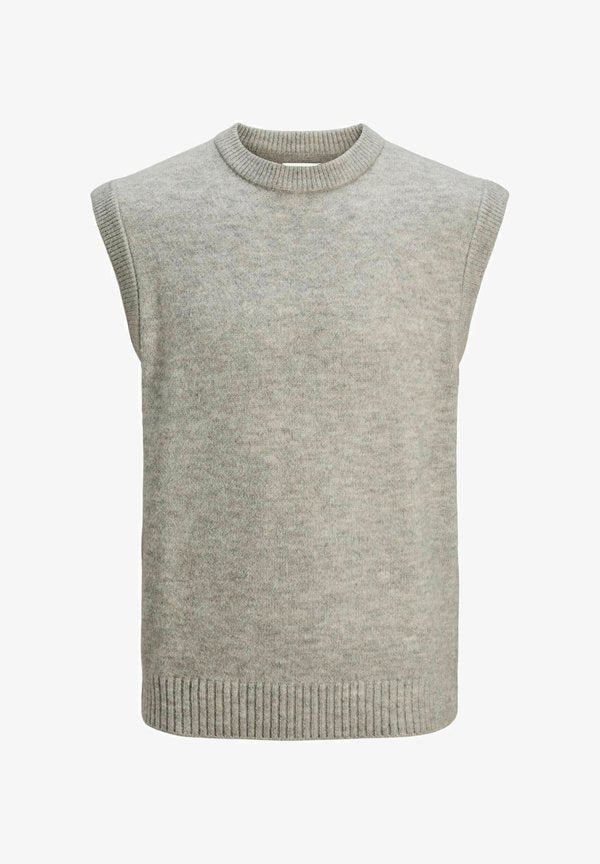Jack & Jones Knitted Knitted - Jumper - light grey melange