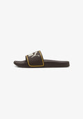 Puma LEADCAT 2.0 UNISEX - Mules - chocolate brown-alpine snow-yellow sizzle