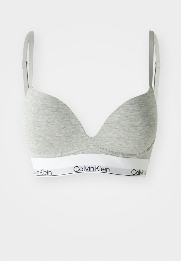 Calvin Klein Underwear PLUNGE ICON - Push-up bra - grey heather