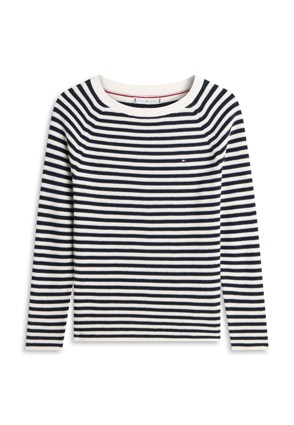 FINE KNIT BOAT NECK JUMPER Media 1