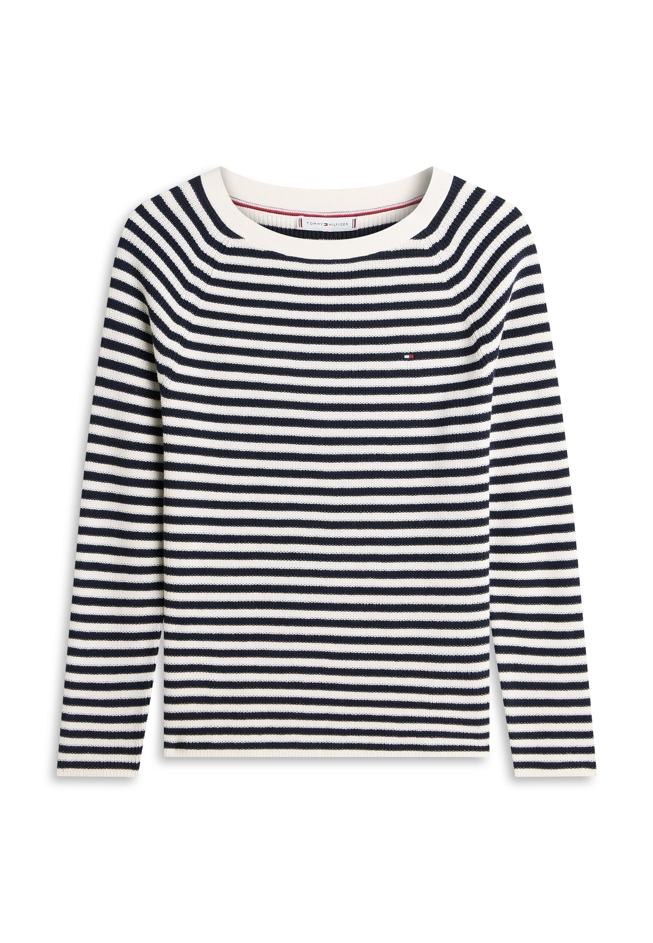 FINE KNIT BOAT NECK JUMPER Media 1
