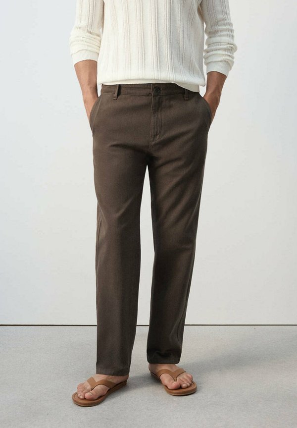 Mango ADULT - Straight leg jeans - dark brown