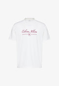 Calvin Klein Jeans CALVIN KLEIN JEANS SCRIPT LOGO T-SHIRT - Print T-shirt - bright white