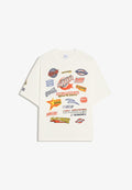 Bershka RACING PRINT T-SHIRT - Print T-shirt - white