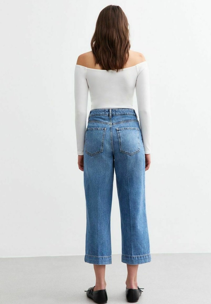 New Look CREASE FRONT PATCH POCKET WIDE LEG