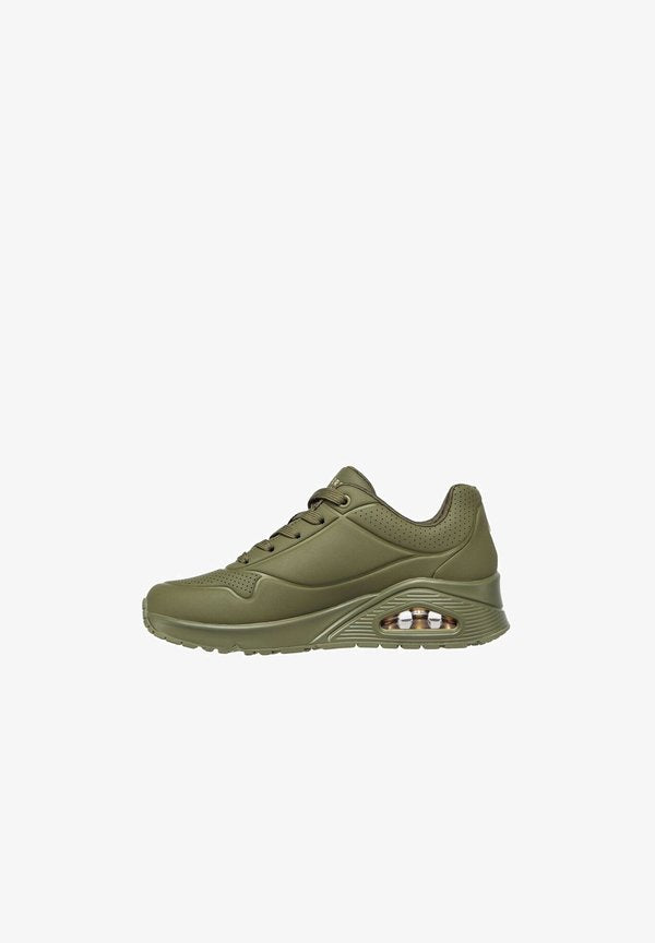 Skechers UNO - Trainers - olive durabuck mesh