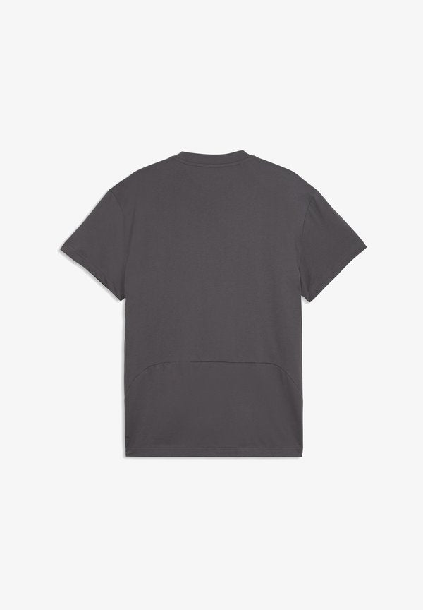 Puma PUMATECH T-SHIRT MIT BRUSTTASCHE - Print T-shirt - moody gray