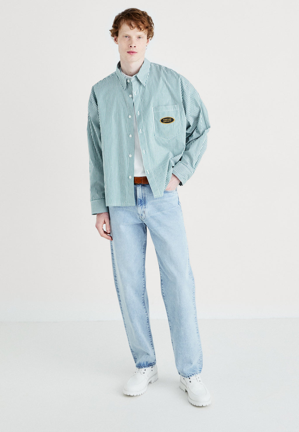 Levi's® WIDE LOOP TWO HORSE BELT