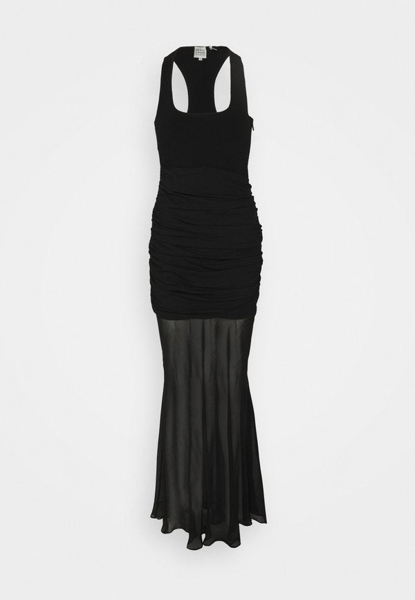 Hervé Léger RUCHED MIX TANK GOWN
