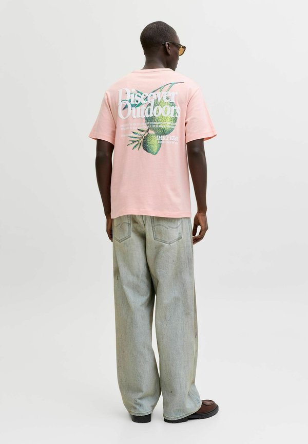 Jack & Jones T- - Print T-shirt - peach melba