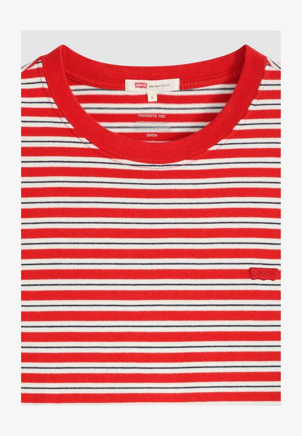 Levi's® Basic T-shirt - golf course stripe b - reds -