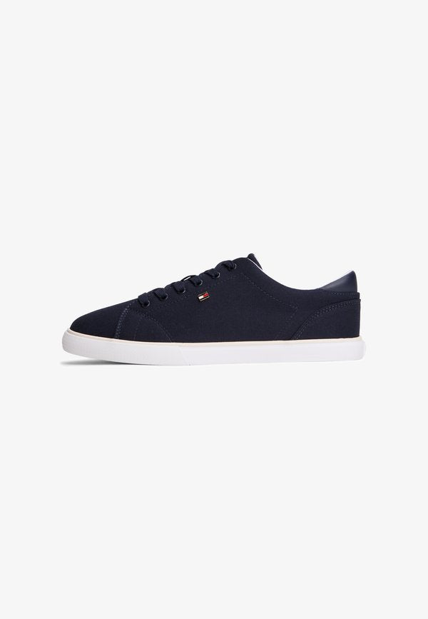 Tommy Hilfiger LOW PROFILE CANVAS LACE-UP TRAINERS - Trainers - space blue