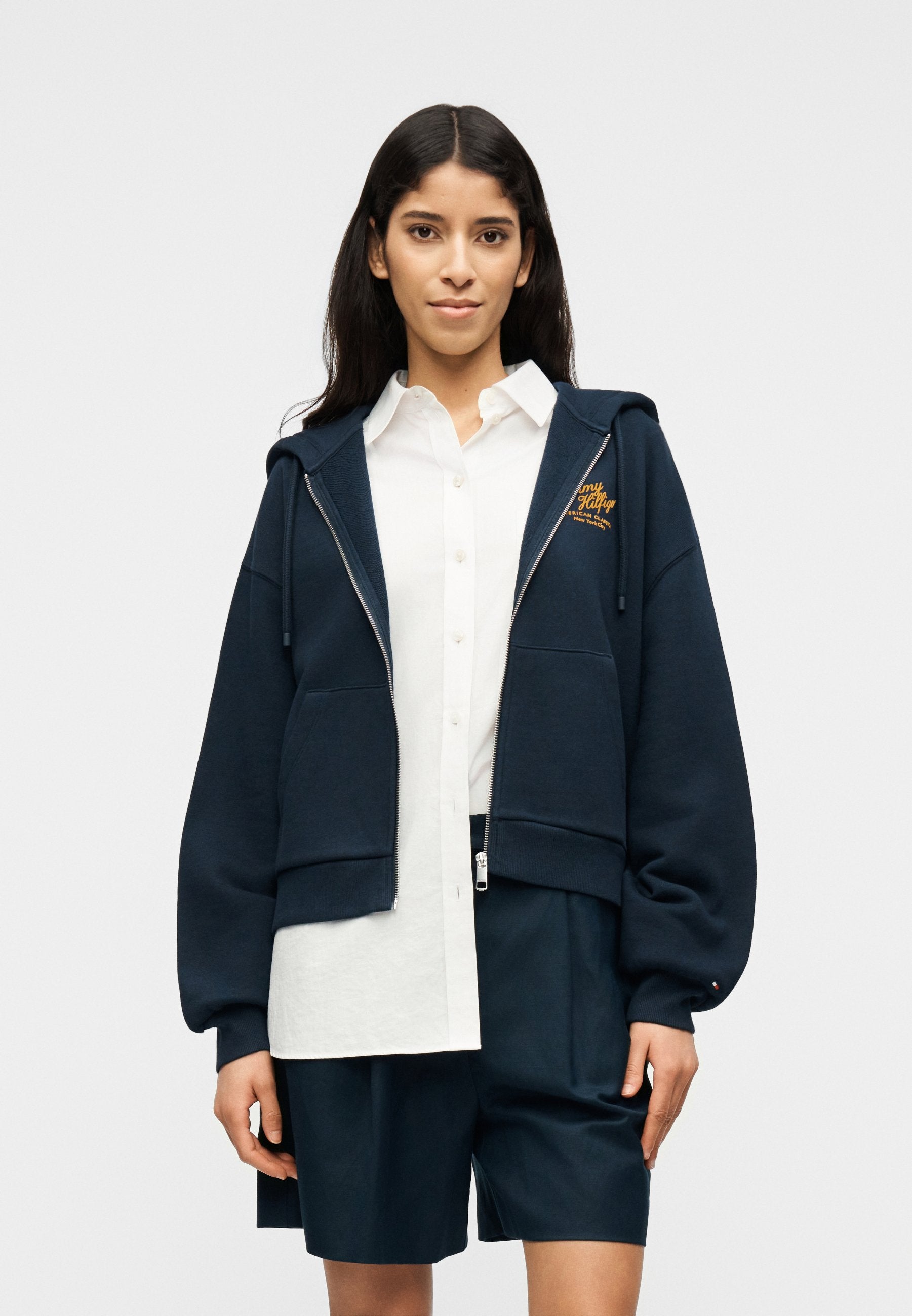 TERRY RELAXED ZIP-THRU HOODY Media 3