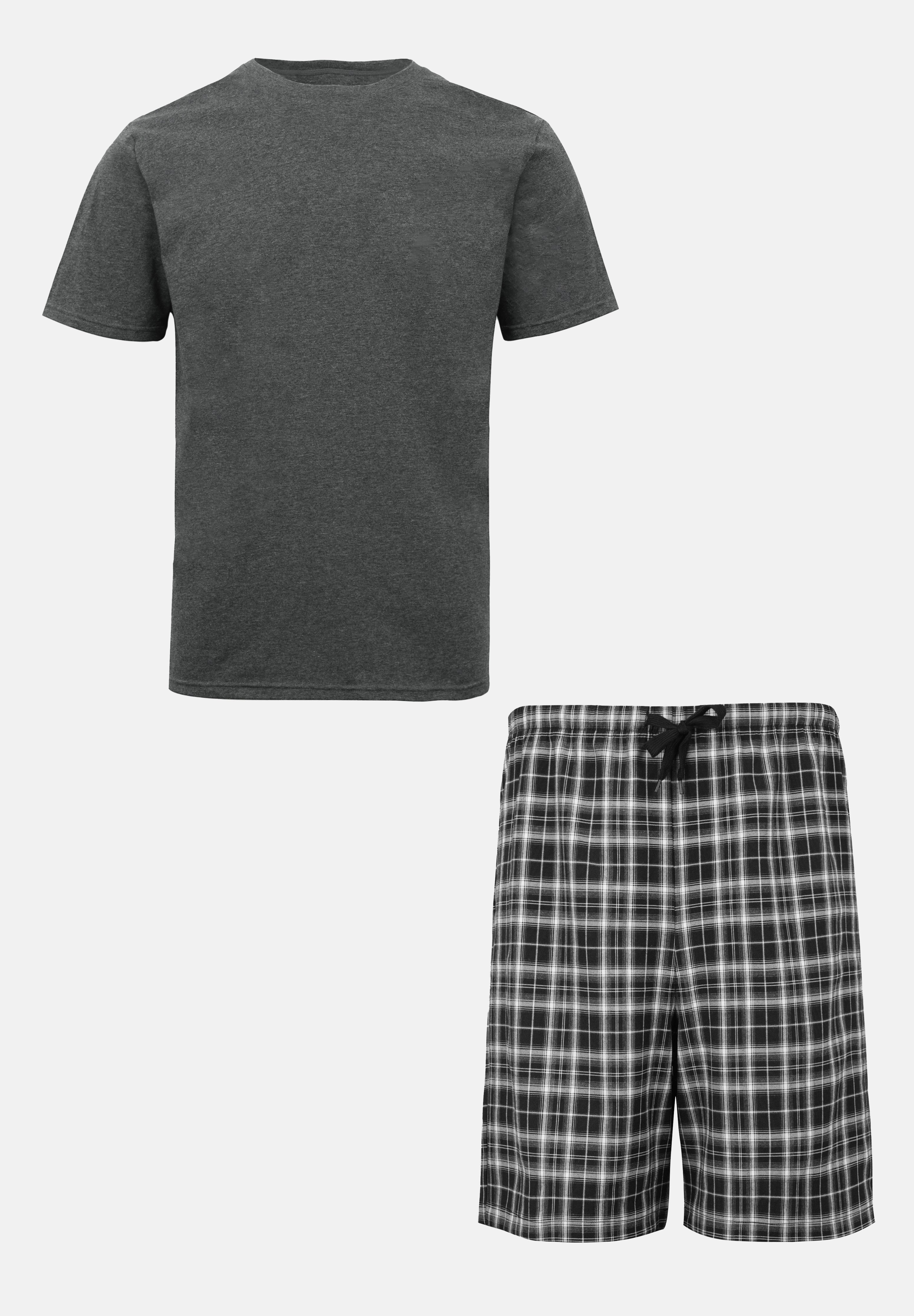 Pier One LONG TROUSER, SHORT, 2 T-SHIRT PYJAMA SET