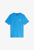 Tommy Hilfiger LOGO EMBROIDERY JERSEY CREW NECK T-SHIRT - Print T-shirt - blue orbit