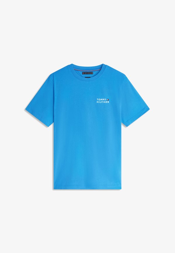 Tommy Hilfiger LOGO EMBROIDERY JERSEY CREW NECK T-SHIRT - Print T-shirt - blue orbit