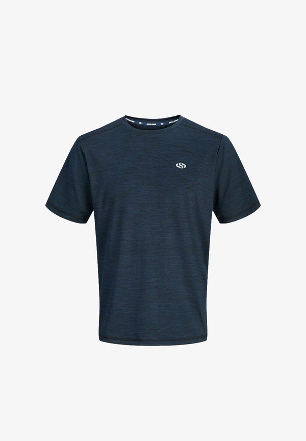 Jack & Jones TRAINING TOP BADGE TRAINING TOP - Print T-shirt - sky captain