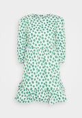 Glamorous SEMI-FITTED MINI DRESS WITH CREW NECK