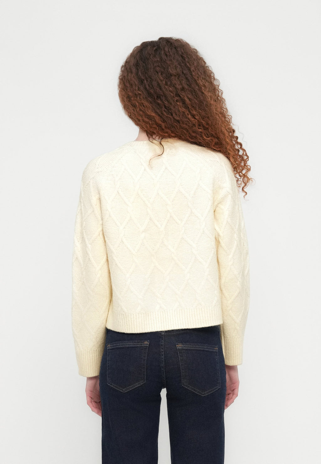 Abercrombie & Fitch CREW CARDI JETSTREAM CABLE