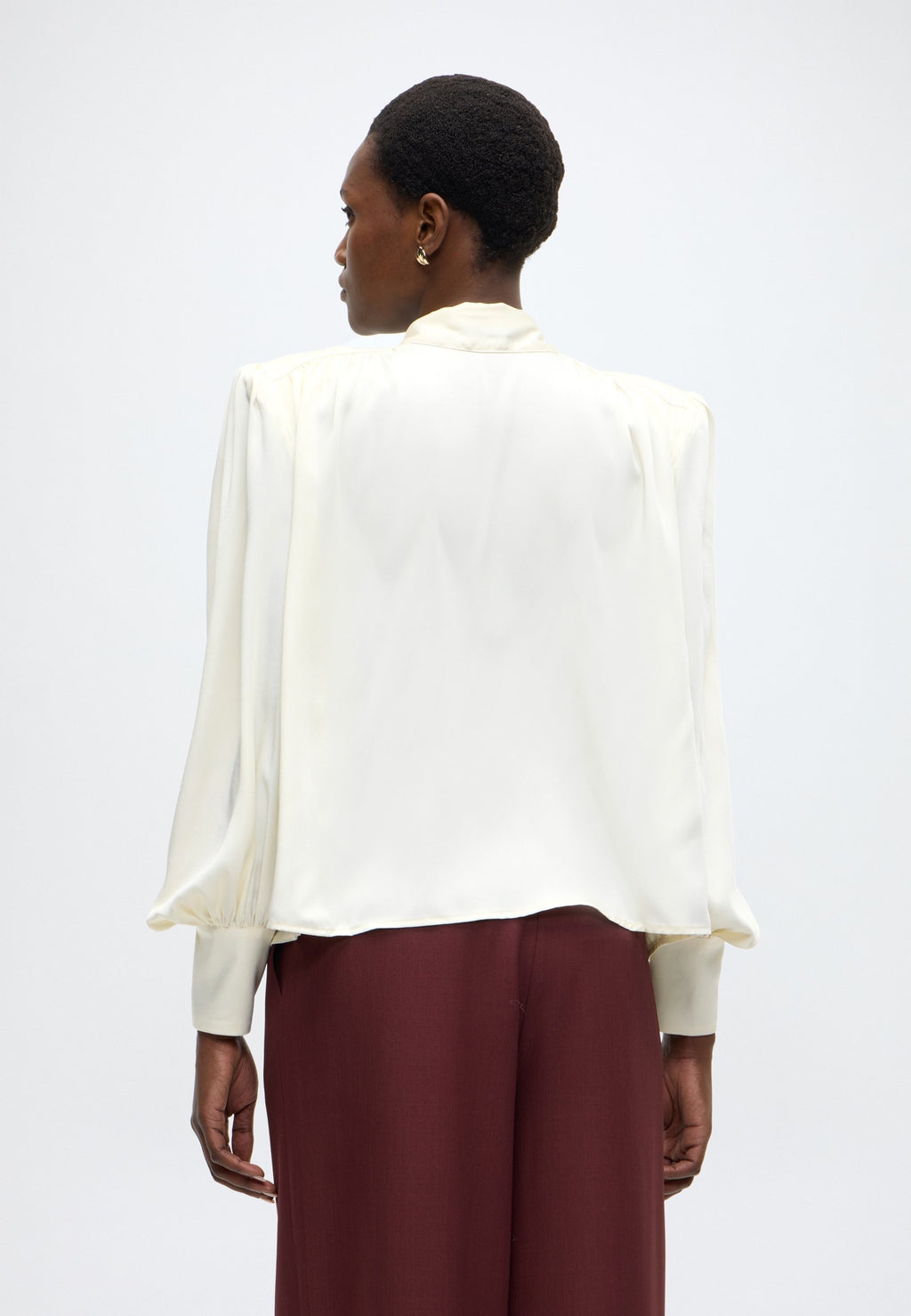Bardot REVANA SATIN TIE NECK BLOUSE