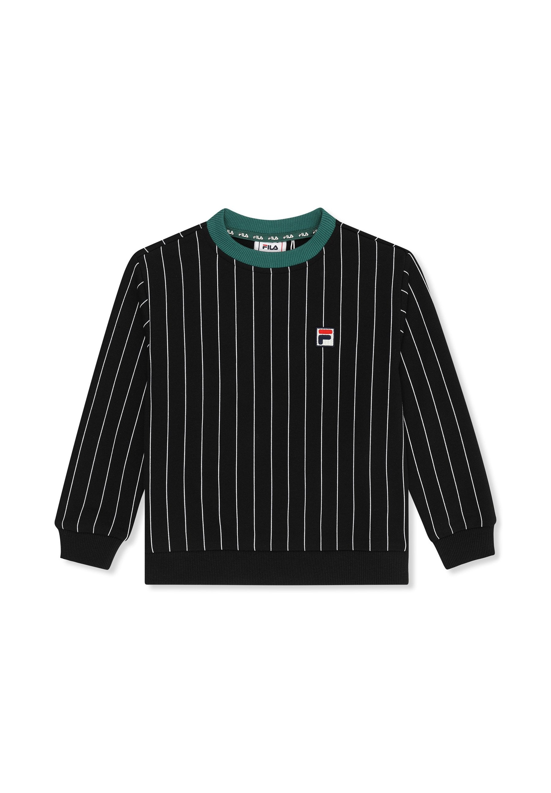 APPAREL LUBACO REGULAR PINSTRIPED CREWNECK Media 1