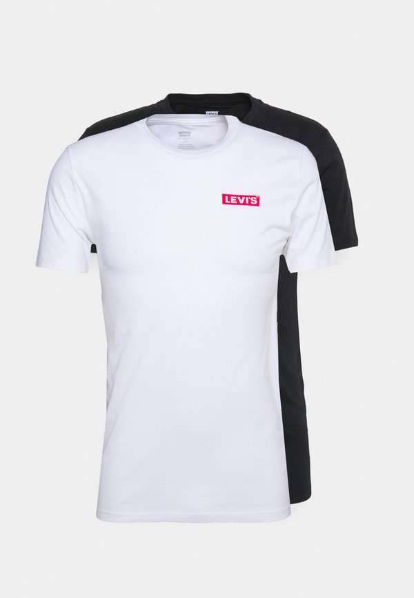 Levi's® 2 PACK - Basic T-shirt - white/black