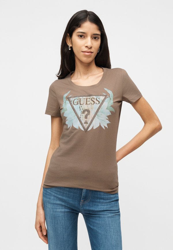 Guess FLOWER TRIANGLE TEE