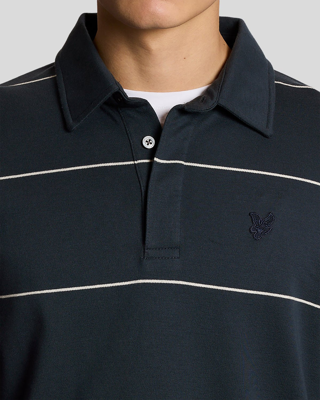 Lyle & Scott STRIPE COLLARED