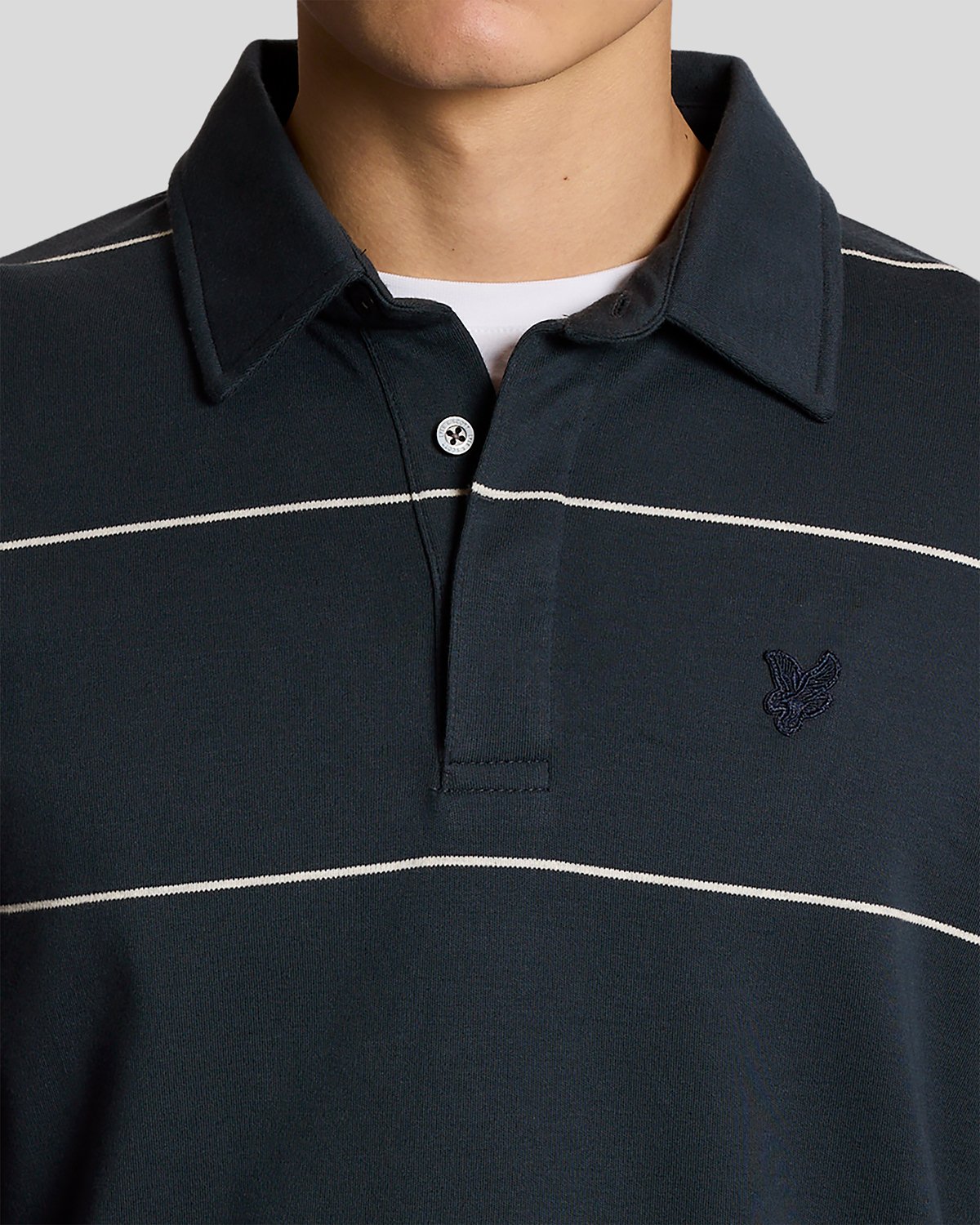 Lyle & Scott STRIPE COLLARED