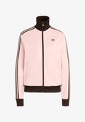 adidas Originals CLASSIC TT - Zip-up sweatshirt - sandy pink   aurora coffee