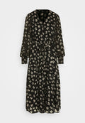 Vero Moda VMPICA V NECK DRESS - Day dress - black/pica