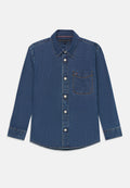 RELAXED FIT DENIM SHIRT Media 1