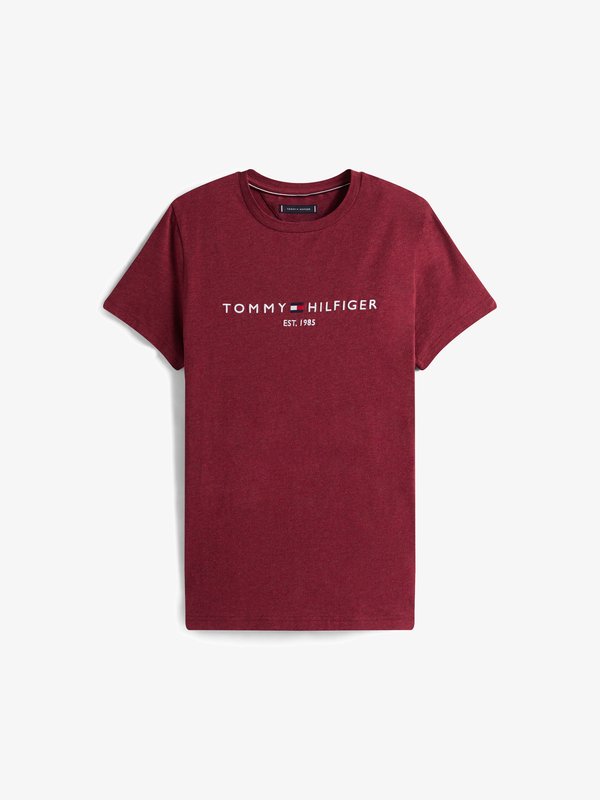 Tommy Hilfiger Basic T-shirt - deep rouge heather