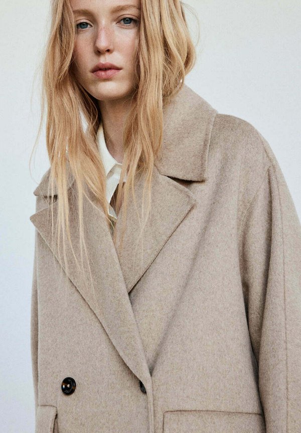 Mango ADULT - Classic coat - light brown