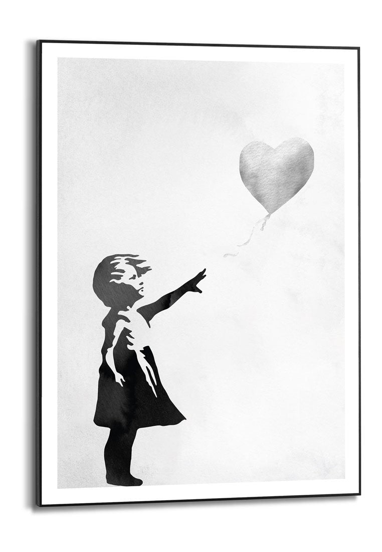 Orange Wallz GIRL WITH BALLOON