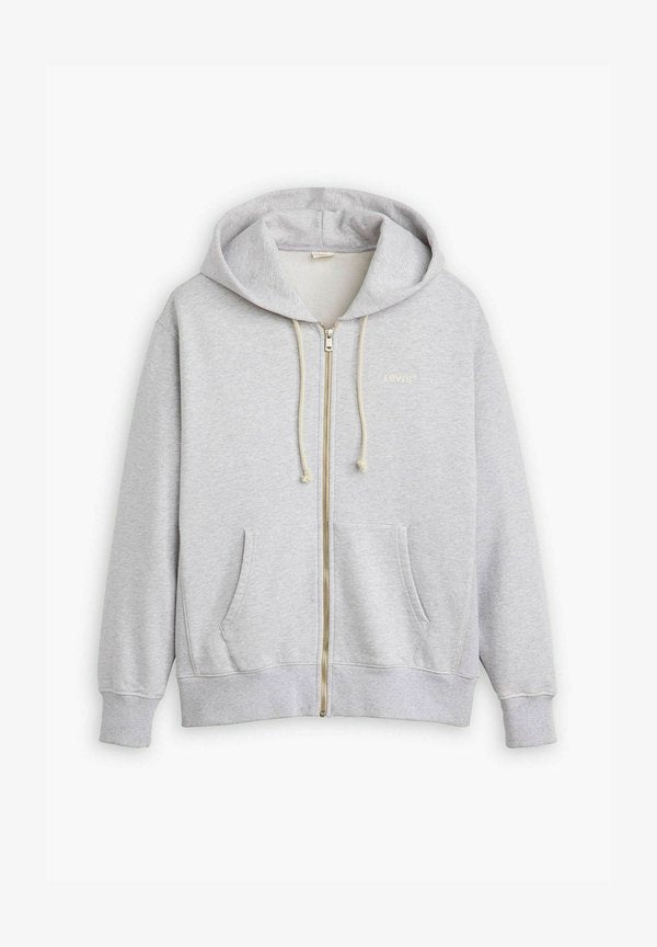 Levi's® AUTHENTIC FULL ZIP - Zip-up sweatshirt - light gray htr bros