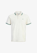 Jack & Jones JJEPAULOS POLO SS NOOS - Polo shirt - cloud dancer