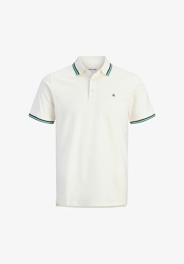 Jack & Jones JJEPAULOS POLO SS NOOS - Polo shirt - cloud dancer