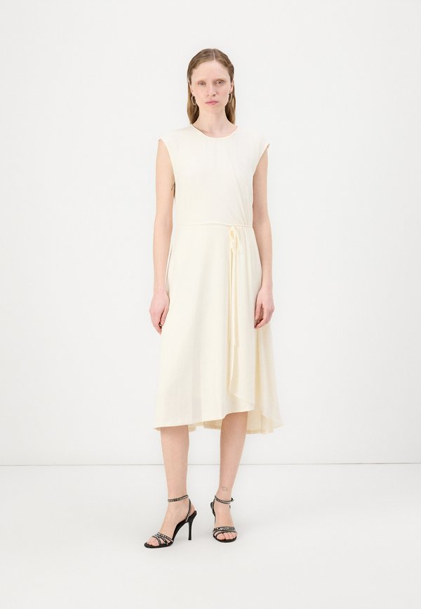 DKNY TIE DETAIL MIDI