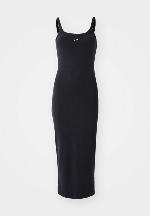 Nike Sportswear SPORTSWEAR CHILL KNIT - Jersey dress - black/sail